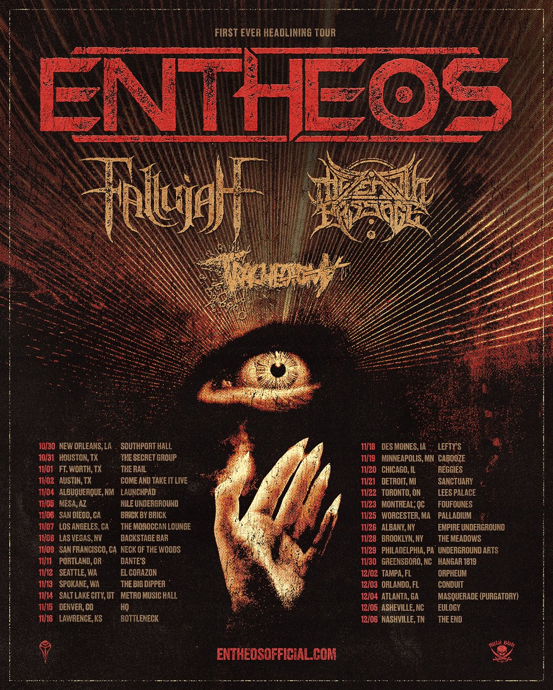 Fallujah Tour Poster 2025